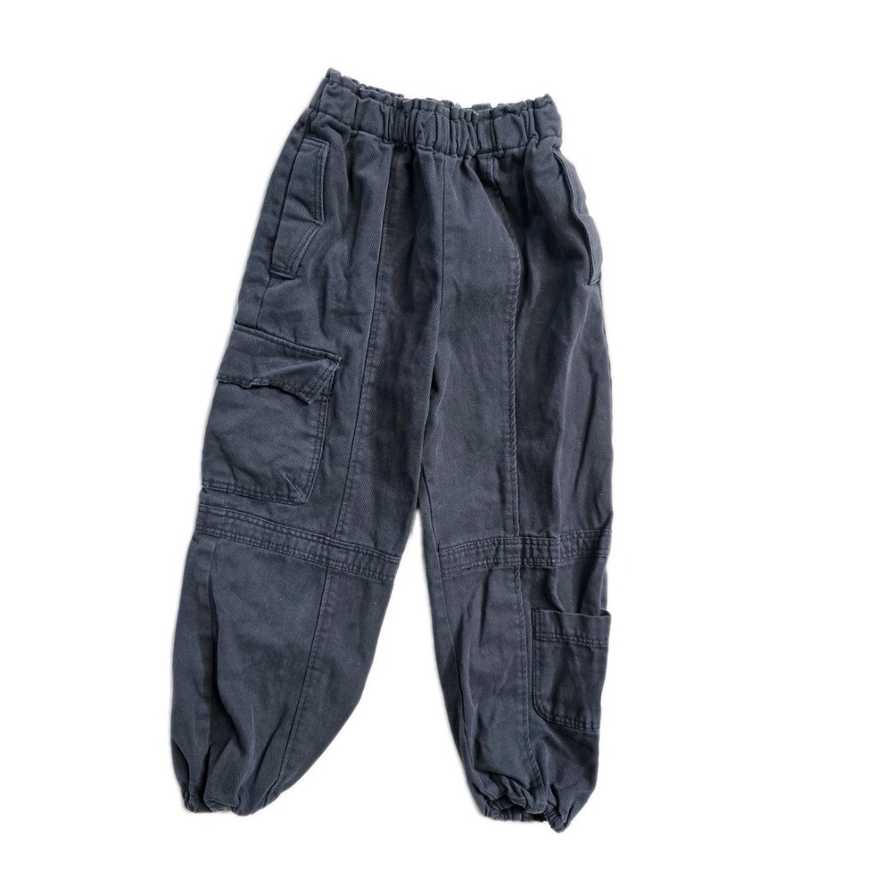 Zara Cargo Jeans‎  Gray Tapper 8 Gray Stretch Waist Boys